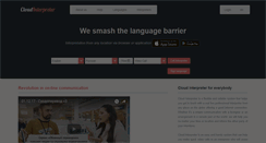 Desktop Screenshot of cloudinterpreter.com